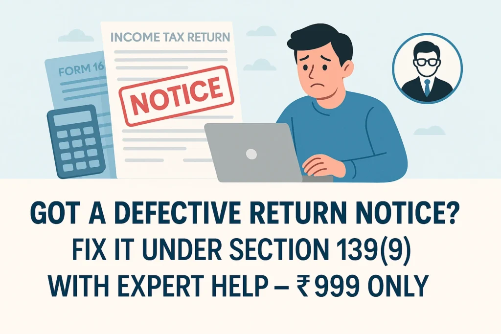 Section 139(9) of Income Tax Act – Defective Return Explained Section 139(9) of Income Tax Act