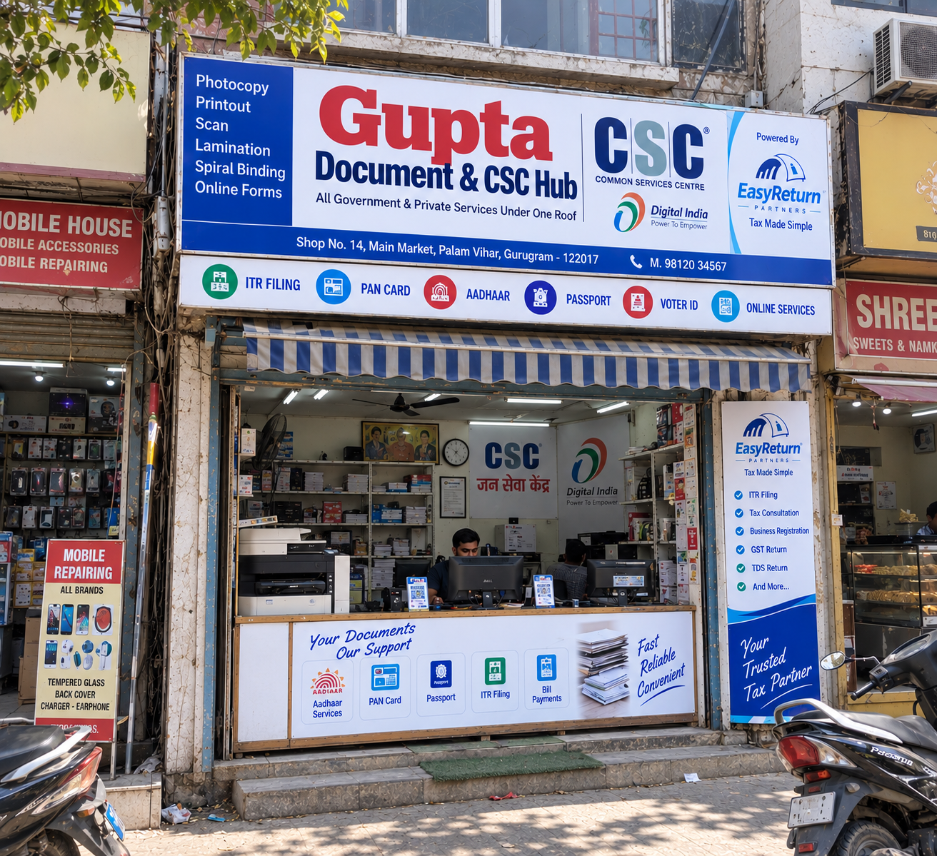 Gupta Documentation and CSC Center